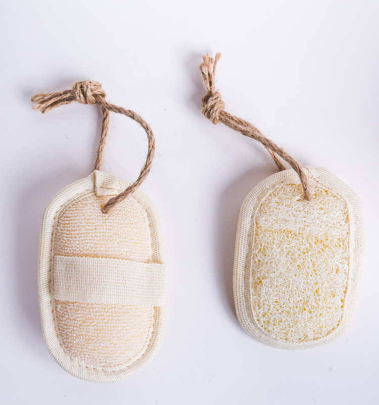 Natural oval loofah